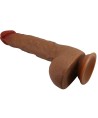 BAILE - MAGNIFIQUE VIBRATEUR RÉALISTE WILKS 5 RÉGLAGES 25 CM MULATO