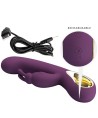 PRETTY LOVE - LIAM VIBRATEUR LAPIN ET POINT G VERT