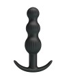 PRETTY LOVE - VIBRATEUR ANAL SIDNEY 10 VIBRATIONS NOIR