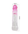 PRETTY LOVE - GAINE D'AGRANDISSEMENT RÉALISTE NERON 6 CM POUR PÉNIS ROSE