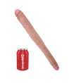 KING COCK GODE DOUBLE NATUREL 40.6 CM