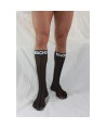 MACHO - CHAUSSETTES FINES TAILLE UNIQUE NOIRES