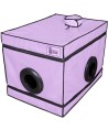 SECRET DOME - KINK CLUB LA NICHE CABINE VIOLET