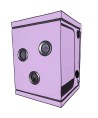 SECRET DOME - KINK CLUB CABINE SCANDALE PURPLE