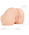 PDX ELITE - SHAKETHAT ASS MASTURBATEUR RÉALISTE VAGIN ET ANUS AVEC VIBRATION