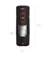 PDX ELITE - MASTURBATEUR AUTOMATIQUE MILK ME HOTTER AVEC VIBRATION À EFFET DE POUSSÉE ET DE CHALEUR