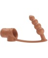 PRETTY LOVE - MANCHON PÉNIS AVEC PLUG ANAL NATUREL