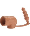 PRETTY LOVE - MANCHON PÉNIS AVEC PLUG ANAL NATUREL