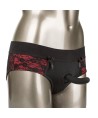 CALEXOTICS - SCANDAL SET DE BRAGUITAS SIN ENTREPIERNAS CON DIDLO TALLA S/M