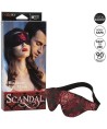 CALEXOTICS - MASQUE POUR LES YEUX OPAQUE SCANDAL AVEC DÉTAILS ROUGES