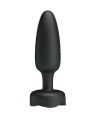 PRETTY LOVE - TARION PLUG ANAL AVEC LUMIÈRE LED NOIR 12,5 CM