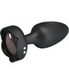 PRETTY LOVE - PLUG ANAL VARIAN AVEC LUMIÈRE LED NOIR 10,8 CM