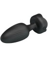 PRETTY LOVE - PLUG ANAL VARIAN AVEC LUMIÈRE LED NOIR 10,8 CM
