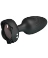 PRETTY LOVE - OSBORN PLUG ANAL AVEC LUMIÈRE LED NOIR 9,8 CM