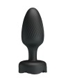 PRETTY LOVE - OSBORN PLUG ANAL AVEC LUMIÈRE LED NOIR 9,8 CM