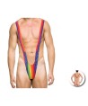 FIERTÉ - TRIKINI HOMME DRAPEAU ARC-EN-CIEL