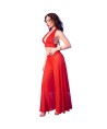 CHILIROSE - CR 4857 SET TOP Y PANTALONES ROJO TALLA S