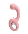 PRETTY LOVE - VIBRATEUR POINT G + STIMULATEUR DE CLITORIS ERYNNYES 10 VIBRATIONS ROSE
