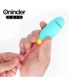 ONINDER CUTE - ŒUF VIBRO-ROTATIF EN SILICONE AVEC PIERRE PRÉCIEUSE - APPLICATION GRATUITE DANS LE MONDE ENTIER