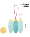 ONINDER CUTE - ŒUF VIBRO-ROTATIF EN SILICONE AVEC PIERRE PRÉCIEUSE - APPLICATION GRATUITE DANS LE MONDE ENTIER