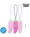 ONINDER CUTE - ŒUF VIBRO-ROTATIF 360° EN SILICONE - APPLICATION GRATUITE DANS LE MONDE ENTIER