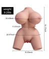 XISE - FRIEDA TORSE FÉMININ RÉALISTE AVEC VIBRATION 36 CM