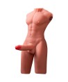 XISE - JASON DEMI-CORPS TORSE HOMME RÉALISTE AVEC POUSSÉES ET VIBRATIONS 55 CM