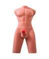XISE - JASON DEMI-CORPS TORSE HOMME RÉALISTE AVEC POUSSÉES ET VIBRATIONS 55 CM