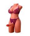 XISE - MIAH LADY BOY TORSE FÉMININ AVEC GODE AVEC VIBRATION ET POUSSÉE 55 CM