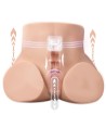XISE - ETHEL MASTURBATEUR VAGIN RÉALISTE À POUSSÉE AVEC VIBRATIONS MULTI-POSITIONS