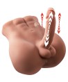 XISE - BERTLETT DILDO ASS GODE RÉALISTE ET MASTURBATEUR ANUS POSITION FRONTALE AVEC POUSSÉE 18 CM