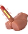 XISE - PEEL DILDO ASS GODE RÉALISTE MASTURBATEUR POSITION FRONTALE AVEC POUSSÉE 17,5 CM
