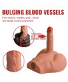 XISE - PEEL DILDO ASS GODE RÉALISTE MASTURBATEUR POSITION FRONTALE AVEC POUSSÉE 17,5 CM