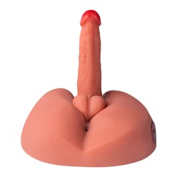 XISE - MASTURBATEUR GODE RÉALISTE HONEY AVEC VIBRATION 25 CM