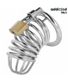 ADDICTED TOYS LOCKED - CAGE À PÉNIS EN MÉTAL IRON CELL 4 CM TAILLE S