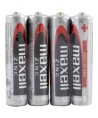 MAXELL - BATTERIE AU MANGANÈSE AAA R03 RÉTRACTABLE*4