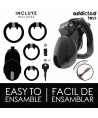 ADDICTED TOYS LOCKED - CAGE À PÉNIS MINDNIGHT CELL TAILLE S 4.8 CM