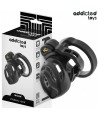 ADDICTED TOYS LOCKED - CAGE À PÉNIS À VERROUILLAGE ÉTERNEL 9 CM