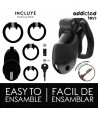 ADDICTED TOYS LOCKED - CAGE À PÉNIS MINDNIGHT CELL 4.2 CM TAILLE M