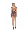 PASSION - BS111 BODYSTOCKING EN DENTELLE NOIRE