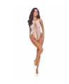 PASSION - BS112 BODYSTOCKING DENTELLE BLANCHE