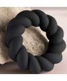 ROCKS-OFF - ANNEAU DE MASTURBATION EN SILICONE NOIR TWIST