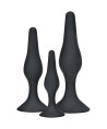 TOYJOY - Plug anal CURVY COMPANIONS 3 pièces Noir