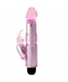 BAILE - VIBRATEUR AVEC STIMULATEUR ROSE RÉGLABLE