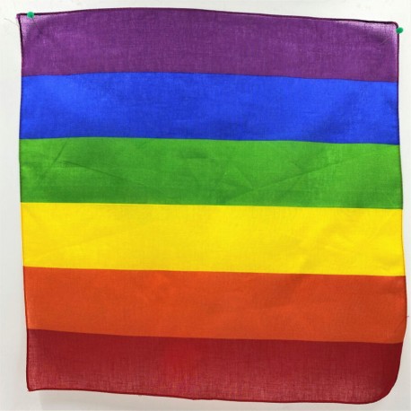 FIERTÉ - ÉCHARPE EN COTON DRAPEAU ARC-EN-CIEL