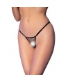 CHILIROSE - CR 4856 MICRO STRING MAILLE NOIR S/M