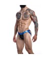 CUT4MEN - JOCKSTRAP DESIRE CUIRETTE BLEU XL