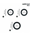 ADDICTED TOYS - LOT DE ANNEAUX EN SILICONE MODÈLE 1