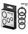 ADDICTED TOYS - LOT D'ANNEAUX EN SILICONE À PRESSION