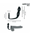 ADDICTED TOYS - PLUG ANAL AVEC ANNEAU MODÈLE 2